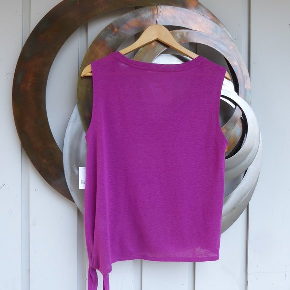 Gap Linen Blend Tank, Size M - Picture 2 of 3